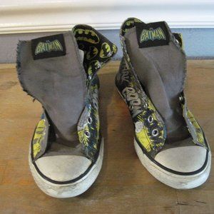 Converse Batman High Top Sneakers Youth Sz 3